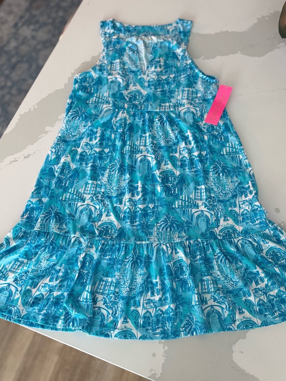 Lilly Pulitzer Lindy Dress | Amalfi Blue Sunny State of Mind